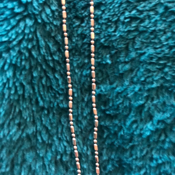 Sterling Silver and CZ Cross with Sterling chain - Picture 3 of 7